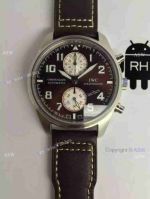Copy Swiss IWC Schaffhausen Watch SS Coffee Color Dial